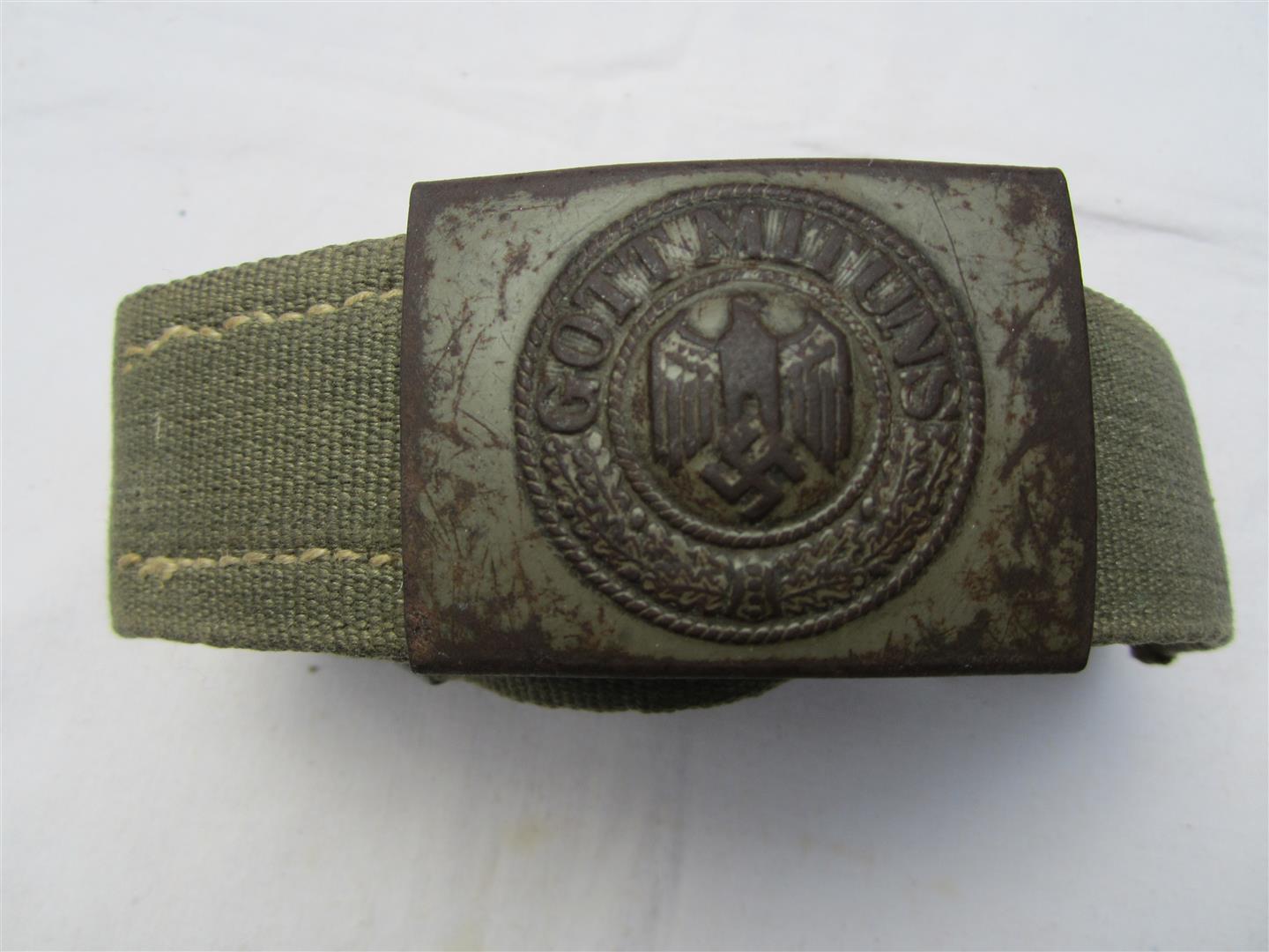 WW2 DAK Belt & Buckle